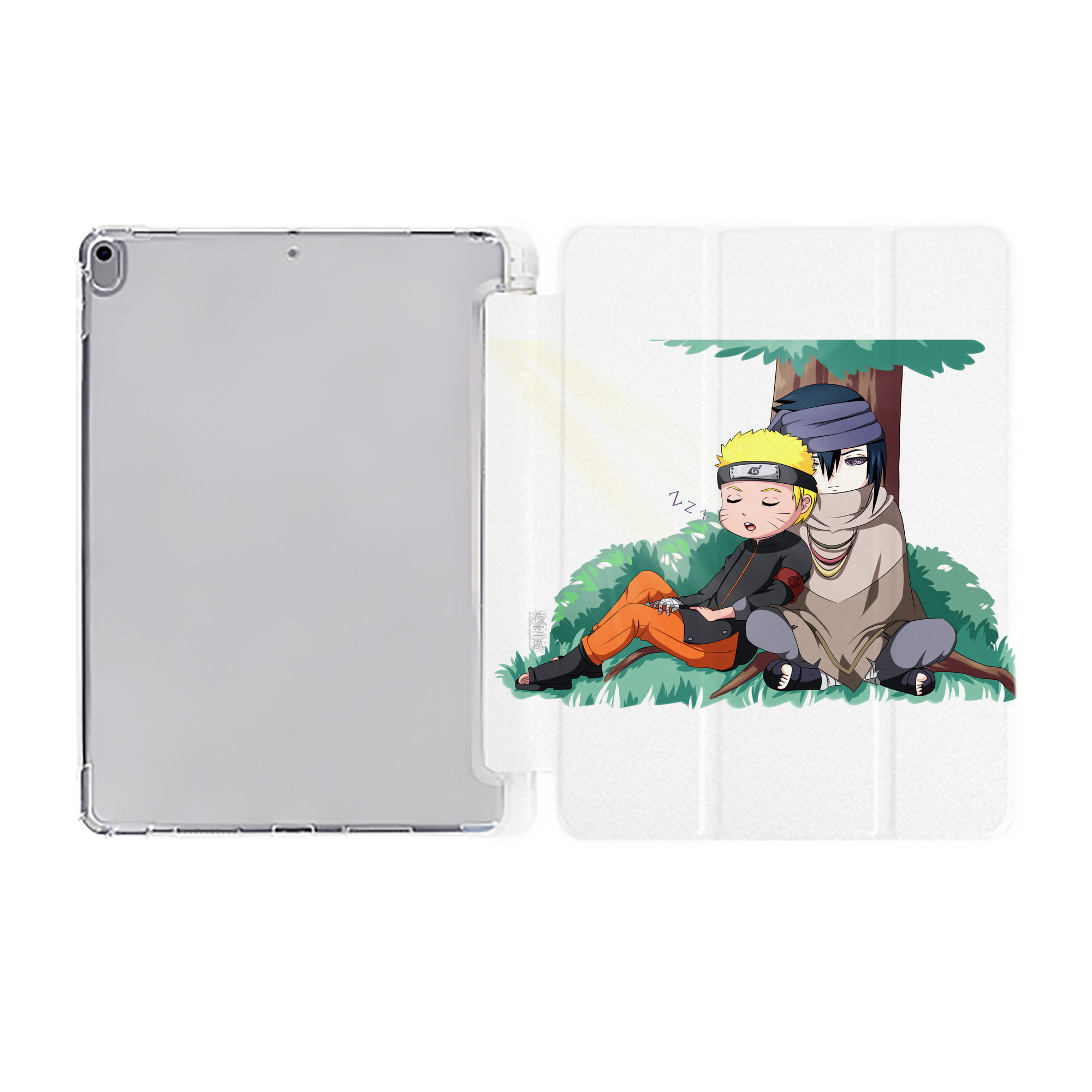 （画像用） NARUTO -ナルト- うずまき ナルト Uzumaki Naruto IPad ケース ペン収納付き 三つ折りスタンド PUレザー×シリコン 対応機種9.5/10.5/10.9インチ